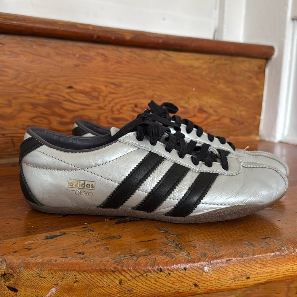 Adidas Tokyo Silver Gum Bottom 5.5 W